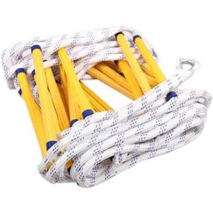fireproof Rescue Ladder,Fire Fighting Soft Ladders Escape Rope Ladders Anti-Slip Self-Rescue Training Outdoor Climbing High Altitude down the Shaft Work Rescue Ladders Nylon Resin Ladders/2