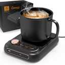 Coffee Mug Warmer & Mug Set, Cup Warmer for Desk with Electric Auto Shut Off, High Performance Self Heating and Warming, 5 Temperature Control Settings & Timer, a Heated Mug Included