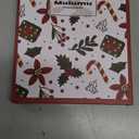 2025 Christmas Decorations Picture Frame 6x4 Snowflake Christmas Metal Photo Display Photo Frames with High Definition Glass Front Gift Ideas Tabletop Home Decorative (Snowman Sleigh 2025)