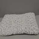 KSIIA Washable Dog Bed Deluxe Plush Dog Crate Beds Comfy Kennel Pad Anti-Slip Pet Sleeping Mat for Large, Jumbo, Medium, Small Dogs Breeds, 17" x 12", Gray