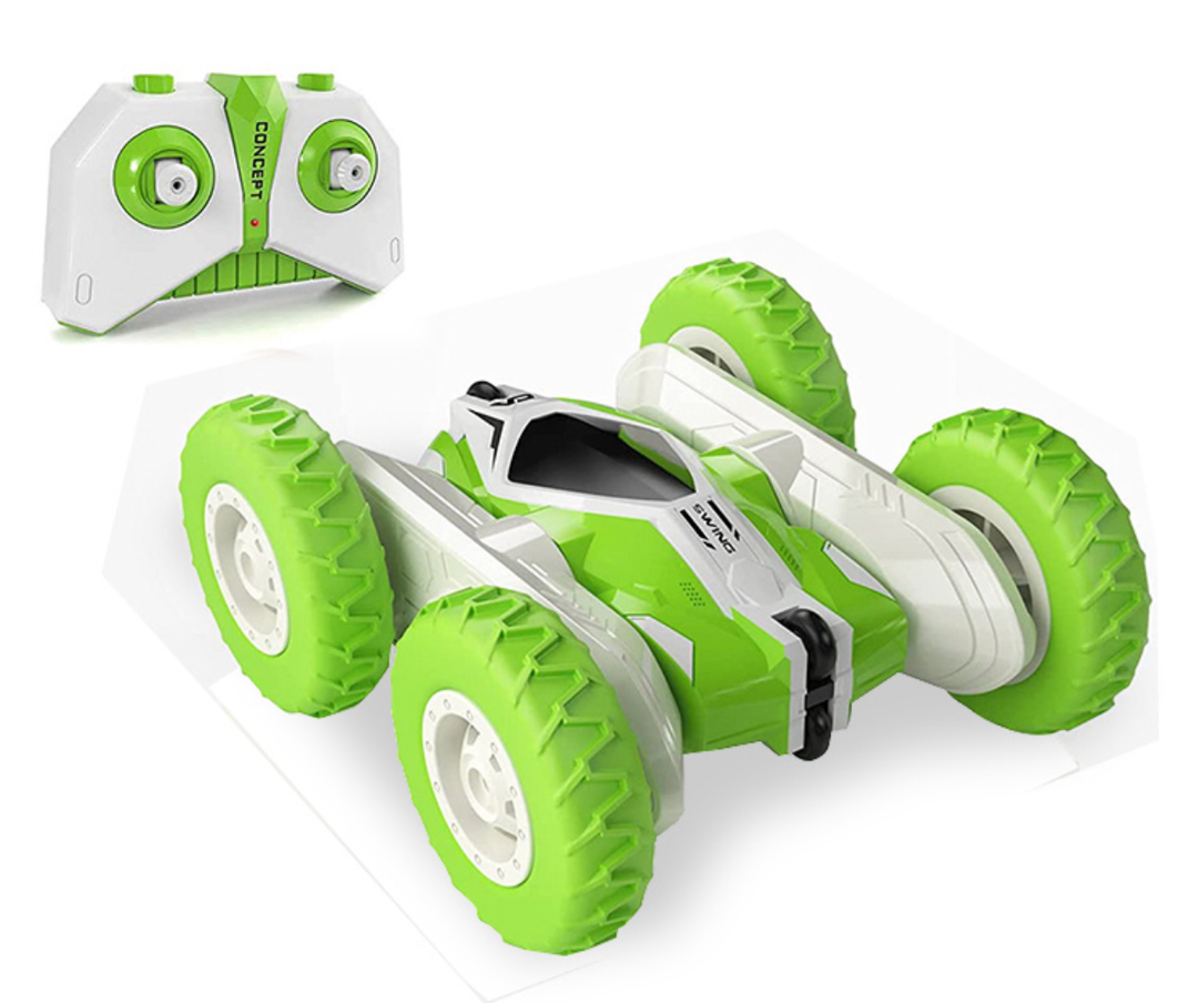 Mini Rc 360° Stunt Car, Green, 2.4Ghz