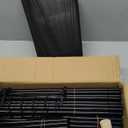 VTRIN 10 Tier Shoe Rack Tall Large Capacity 50 Pair Wide Shoe Organizer with Two Hooks Sturdy Metal Shoe Shelf for Entryway, Closet, Bedroom (Black)