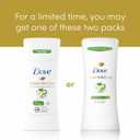 Dove Advanced Care Antiperspirant Deodorant Stick Cool Essentials 4 ct for helping your skin barrier repair after shaving 72 hour odor control and sweat protection with Pro Ceramide Technology 2.6 oz