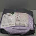 PERFEMET 5 Pcs Girls Lavender Comforter Sets Full Size  Boho Pom Pom Fringe Bedding Comforter with Sheet Set Soft Cute Purple Girls Bed in A Bag for All Season(Lavender, Full)