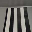 Boao 4 Pack Circus Awning Decoration 3D Stripe Cardboard Awning Carnival Wall Decor Circus Party Favors for Lemonade Stand Bakery Ice Cream Truck Bulletin Board Decor(Black and White)