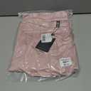 Lepunuo Casual Maxi Skirts for Womens High Waist Trendy Drawstring Side Slit Skirts with Pockets (Pink, M)