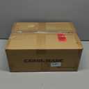 CAROLMADE Small Foot Stool Ottoman Footstool with Legs Under Desk Footrest for Living Room Bedroom and Office, Soft Ivory White (11"D x 15.4"W x 8.3"H)