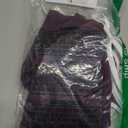 ABOCIW Workout Sets for Women 2 Piece Color Block Strappy Sports Bra High Waist Shorts Gym Yoga Pilates Outfits (Small, Eggplant Purple)