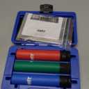 Orion Motor Tech Lug Nut Socket Set, 3pc 1/2" Drive Extra Long Impact Sockets with 17mm 19mm 21mm Metric Sockets, 6" Thin Wall Wheel Lug Nut Deep Sockets with Colored Protective Covers & Carry Case