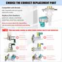 607335 Dishwasher Water Inlet Valve - 00607335 Dishwasher Water Valve Replacement Parts 1386463 AP4070550 AH3477055 PS3477055 PS8726680, 0.75 inches