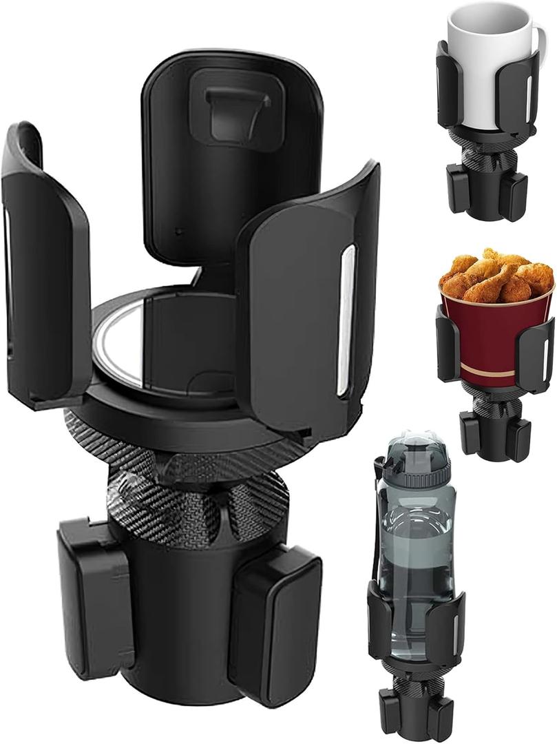Car Cup Holder Expander, Car Cup Holder Expander, The stable and malleable bottom and arms are compatible with most cups, drinks and cars