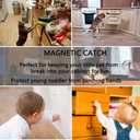 Kitchen Cabinet Magnets Closure CBRIVE 6 Pack Cabinet Magnetic Catch Cupboard Door Magnets Heavy Duty 15 lbs Metal RV Drawer Latch Closet Closing Stainless Steel Shutter Hardware Closer-Bronze