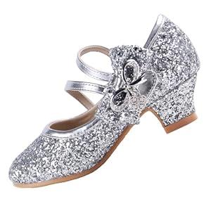 EIGHT KM Girl's Mary Jane Shoes Toddler Dress Shoes, Comfortable Princess Heels for Weddings & Parties Sizes for Ages, Size US 6  EIGHT KM Girl's Mary Jane Shoes Toddler Dress Shoes, Comfortable Princess Heels for Weddings & Parties Sizes for Ages, Size US 6