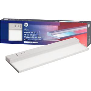 GE Cync Reveal HD+ Smart Undercabinet Light Fixture, Color Changing Undercab Light, Smart Wi-Fi Kitchen Light, Works with Alexa and Google Home, 18-in Bar, 93131251