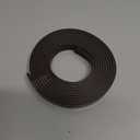 Wonderjune 75 Inch Shower Door Magnetic Strip Replacement Flexible Magnetic Strip Insert for Framed Semi Framed Swinging Glass Shower Doors, Black(2 Rolls)