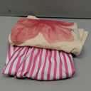 SOLY HUX Women's 2 Piece Outfits Floral Short Sleeve T Shirt and Striped Shorts Vacation Summer Set Small