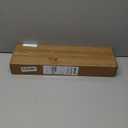 Boho Wood Grain Curtain Rods for Windows 66-120Inch(5.5-10ft) Heavy Duty Wrap Around Blackout Curtain Rods, Adjustable Room Darkening Drapery Rod for Bedroom, Living Room & Outdoor, Stainless Steel