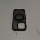 CACOE Magnetic Case for iPhone 15 Pro 6.1 inch with 360 Rotatable Ring Stand, Compatible with MagSafe Car Phone Mount, Cases Cover Phone Holder for Desk Meeting/Videos Matte Black