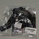 Service Dog Vest for Small Breed Dogs with ID Tag  Lightweight Puppy Harness and Leash Set with 6 PCS Patches, Ideal Service Animal Vest for Training, Complete Service Dog Gear, Black, L