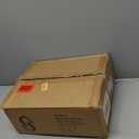 UNITSTAGE 6 Tier Rotating Vertical Shoe Rack Tower, Wooden Shoe Storage Organizer with Hooks, Sturdy Metal Narrow Shoe Shelf for 1824 Pairs, Vertical Shoe Organizer for Closet Entryway, Rustic Brown