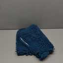 OLANLY Bathroom Rugs 24x16, Extra Soft Absorbent Chenille Bath Rugs, Rubber Backing Quick Dry, Machine Washable Bath Mats for Bathroom Floor, Tub and Shower, Home Decor Accessories, Peacock Blue