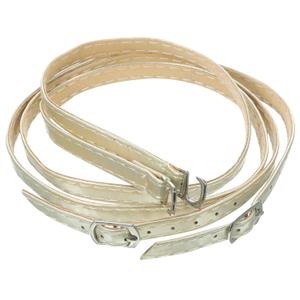 High Heel Shoe Straps Shoe Strap Extender Detachable Ankle Straps PU Leather Anti-Loose Shoelace for Heel (Gold) Cross Shoelace