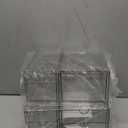 2 Pack Desk Organizers, Makeup Organizer Storage with 7 Drawers, Desktop Office Supplies, Clear Desk Accessories, Dustproof Drawer Organizer and Storage for Make Up, Jewelry, Pen