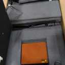 COLAMY Convertible Sleeper Chair-Fabric Futon Sofa Bed, Single Sleeper Sofa, Small Couch Bed with USB Port, Foldable Table, Pillow, Adjustable Backrest for Dorm/Bedroom/College Darkgrey