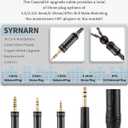 3.5mm Stereo Cable Compatible with Audeze LCD-2, LCD-4, LCD-3, LCD-X, LCD-XC, MM-500 Headphone for MEZE Empyrean, Elite, Kennerton Thror, Thekk (with 3.5mm Stereo, 2Meters 6.5Ft)