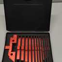 Table Setup Blocks for Woodworking, 14pcs Aluminum Alloy Precision Set up Bars, Precision Height, Depth, Angle & Fence Alignment Gauge Set - Router and Saw Accessories with Storage Case