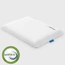 Ultra Thin & Flat Memory Foam Pillow 2.4 Inch Hight,Low Profile Slim & Thin Pillow for Stomach Sleeper,Side Sleeper,Oeko-TEX & CertiPUR-US Double Certification 23.5 x 15.5 x 2.4 Inches