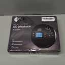 Portable CD Player with Bluetooth, CD Player with FM Transmitter and Speakers for Car, Rechargeable CD Player with Anti-Skip Protection, Headphones Player Kids (Black)