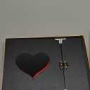 Scrapbook Firbon Handmade DIY Family Photo Albums Couples Memory Book Black Page Scrap Book for Anniversary, Christmas, Valentine's Day, Birthday (Black)