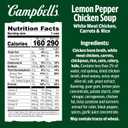 Campbell's Protein Lemon Pepper Chicken Soup, 16.1 oz (EXP 04/14/28)
