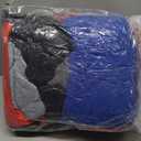 Liitrsh 120 Pcs Homeless Care Package Supplies Bulk Winter Beanie Hat Gloves Socks Scarves Polyester Drawstring Bags for Men (Black)