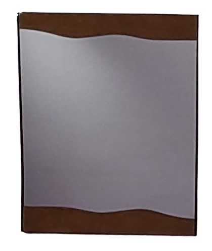 Modavari Accent Mirror, With Wood and Metal Finish 40x29.9