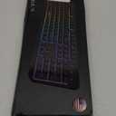 KLIM Chroma Wireless Gaming Keyboard RGB  Backlit Keyboard with Rechargeable Battery  Quiet, Water-Resistant, Ergonomic Design  Teclado Gamer for PC, PS5, PS4, Mac  Black