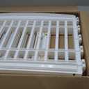 IRIS USA 24" 4-Panel Dog Playpen with Door, 35 x 35 x 24, Puppy Playpen, Dog Play Pen Indoors, Pet Fence, Puppies/Small Dogs, White