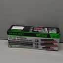 6-piece Magnetic Socket Organizer Set, Metric & SAE Drive Socket Holder, Includes 1/4", 3/8", 1/2", Holds 143 Pieces Magnetic Trays Red Black, 6PCS Red/Black