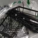 Corner Shower Caddy Tension Pole Adjustable 29124 Inch, 4 Tier Rustproof Shower Organizer Shelf Rack, Quick Installation Bathroom Storage Shower Caddy Corner Pole, Black