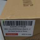 Women's Kitten Heels Sandals Square Open Toe Flip Flop Heels 1.8-2 Inch Heeled Sandals for Women (7, Black)