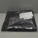 NICETOWN Pitch Black Solid Thermal Insulated Grommet Blackout Curtains/Drapes for Bedroom Window (2 Panels, 42 inches Wide by 63 inches Long, Black)