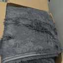 6x9 Area Rug for Living Room: Ultra Soft Fluffy Rug Modern Large Thicked Shag Rug for Bedroom Non Slip Indoor Fuzzy Carpets for Girls Kids Room Nursery Dorm Home Decor Grey