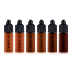 TEMPTU Perfect Canvas Airbrush Foundation: Anti-Aging, Long-Wear Makeup, Buildable Coverage For Hydrated And Healthy Skin Semi Matte, Natural Finish 24 Shades (1 Count (Pack of 6))