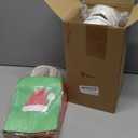 Tenceur 60 Pcs Christmas Gift Bags Bulk 12 Designs Holiday Kraft Paper Goody Treat Candy Bags with Handles Reusable Small Party Favors Wrapping for Xmas New Year Wedding Birthday Party Supplies