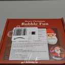 Bubble Blowing Santa,Automatic Bubble Blower Toy with Music & Flashing Lights,Funny Santa Bubble Maker for Indoor & Outdoor Fun for Kids (Santa Claus)