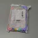 BRAECNstock Kids Case for Apple iPad mini 5/4 7.9" 2019/2015, Shockproof Protective with Pencil Holder, Rotating Hand Strap & Stand, Shoulder Strap, Case for iPad mini 5th/4th Gen, Colorful Pink