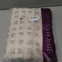 jinchan Linen Curtains 90 Inch Length 2 Panels Set Light Filtering Beige Curtains for Bedroom Soft Thick Linen Textured Window Drapes Semi Sheer Grommet Farmhouse Drapes for Living Room 50" Wide