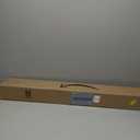 Reinforced 120 Inch Extra Long Retractable Baby & Dog Gate with Support Rods Prevents Crawling Under, 10 Ft Wide for Large Openings, Indoor/Outdoor Gate, White