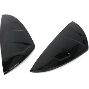 2Pcs Side Car Rearview Mirror Caps for Lexus ES is LS LC RC RCF UX LHD Is300 F-Sport 2018-2023 Mirror Cover (Glossy Black)